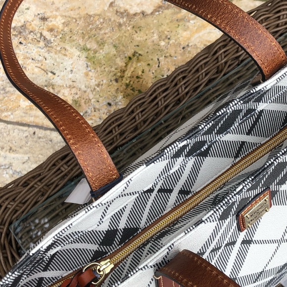 NWT Dooney&Bourke plaid large handbag - Picture 6 of 7